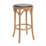 Bentwood Kitchen Counter Stool with Padded Seat 