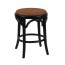 Genuine Bentwood Low Stool with Padded Seat T-9739/46 46cm