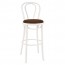 Genuine No 18 Bentwood Bar Stool with Back and Padded Seat 78cm