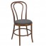 Genuine Stackable Bentwood Chair with Padded Seat