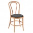 Genuine Stackable Bentwood Chair with Padded Seat