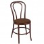 Genuine Stackable Bentwood Chair with Padded Seat