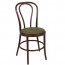 Genuine Stackable Bentwood Chair with Padded Seat