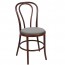 Genuine Stackable Bentwood Chair with Padded Seat