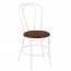 Genuine Stackable Bentwood Chair with Padded Seat