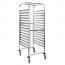 GG499 Vogue Gastronorm 2/1 Racking Trolley (15 Level)