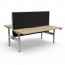 Halo Plus Back to Back Desk Workstation With Screen H+2P1275 NO/WS-1200