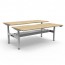 Halo Plus Back to Back Desk Workstation With Cable Tray H+2PCT1275-NO/WS-1200