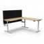 Halo Plus Corner Desk Workstation With Screen H+CNRWS1P1515 NO/WS-1515