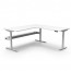 Halo Plus Corner Desk Workstation With Cable Tray H+CNRCT1P1515 NW/WS-1515