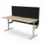 Halo Plus Single Sided Desk Workstation With Screen H+1P1275 NO/WS-1200