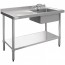 HC901 Vogue Single Bowl Sink L/H Drainer - 1000mm (90mm Drain)