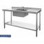 HC906 Vogue Single Bowl Sink Double Drainer - 1500mm (90mm Drain)