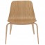 Hips Moulded Wood Wide Dining Chair B-1802