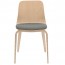 Hips Upholstered Moulded Wood Dining Chair A-1802
