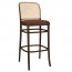 Hoffman Cane Back Upholstered Seat Bentwood Bar Stool BST-811/1 UPH