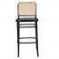 Hoffman Cane Back Veneer Seat Bentwood Bar Stool BST-811/2