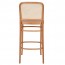 Hoffman Cane Back Veneer Seat Bentwood Bar Stool BST-811/2