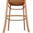 Hoffman Cane Back Veneer Seat Bentwood Bar Stool BST-811/2
