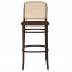 Hoffman Cane Back Veneer Seat Bentwood Bar Stool BST-811/2