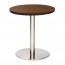 Jaquelina Round Cafe Table Stainless Steel Base