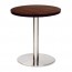 Jaquelina Round Cafe Table Stainless Steel Base