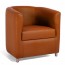 Josina Custom Tub Chair Leather Look