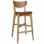 Kaya Bar Stool Faux Leather 77cm