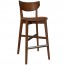 Kaya Bar Stool Faux Leather 77cm