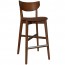 Kaya Bar Stool Faux Leather 77cm