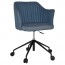 Lavinia Office Arm Chair Black Aluminium Castor Base