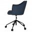 Lavinia Office Arm Chair Black Aluminium Castor Base