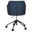 Lavinia Office Arm Chair Black Aluminium Castor Base
