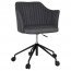 Lavinia Office Arm Chair Black Aluminium Castor Base