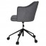 Lavinia Office Arm Chair Black Aluminium Castor Base