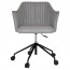 Lavinia Office Arm Chair Black Aluminium Castor Base
