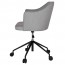 Lavinia Office Arm Chair Black Aluminium Castor Base