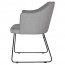 Lavinia Waiting Room Arm Chair Black Sled Base