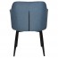 Lavinia Occasional Arm Chair Slim Black Steel Legs