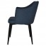 Lavinia Occasional Arm Chair Slim Black Steel Legs