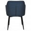 Lavinia Occasional Arm Chair Slim Black Steel Legs