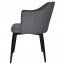 Lavinia Occasional Arm Chair Slim Black Steel Legs