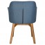 Lavinia Waiting Room Arm Chair Solid Light Oak Timber Legs