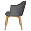 Lavinia Waiting Room Arm Chair Solid Light Oak Timber Legs