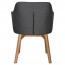 Lavinia Waiting Room Arm Chair Solid Light Oak Timber Legs