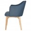 Lavinia Waiting Room Arm Chair Solid Natural Timber Legs