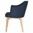 Lavinia Waiting Room Arm Chair Solid Natural Timber Legs