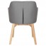 Lavinia Waiting Room Arm Chair Solid Natural Timber Legs