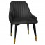 Livia Side Chair Brass Legs