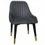 Livia Side Chair Brass Legs